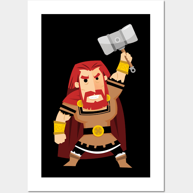 Thor Wall Art by Vikingnerds